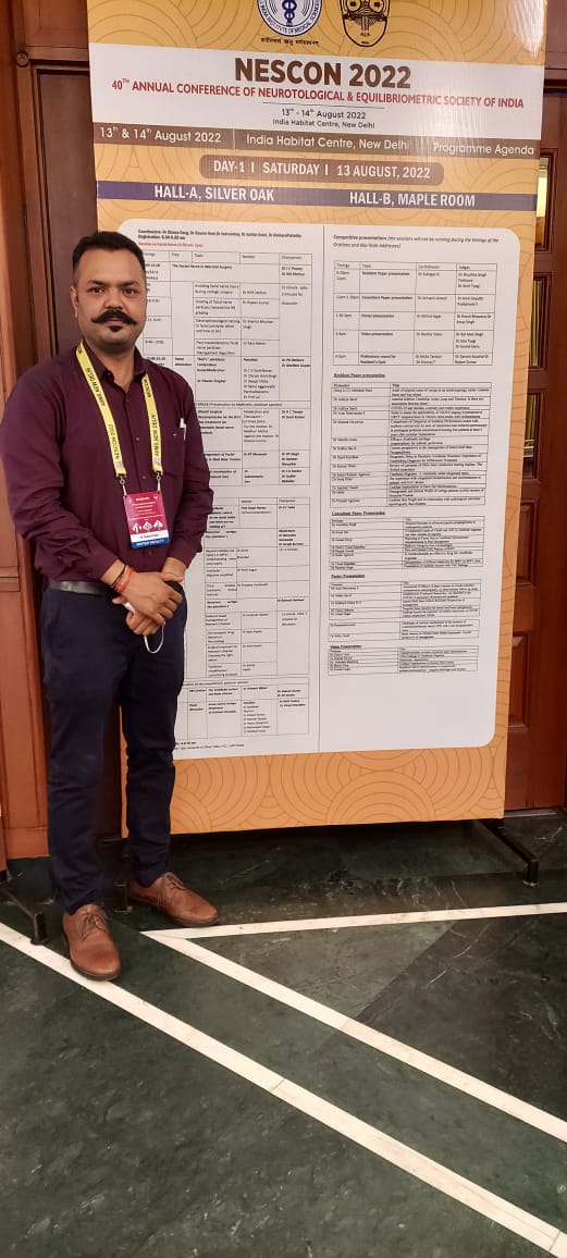 NESCON 2022 New Delhi Dr Prateek Porwal Vertigo Specialist