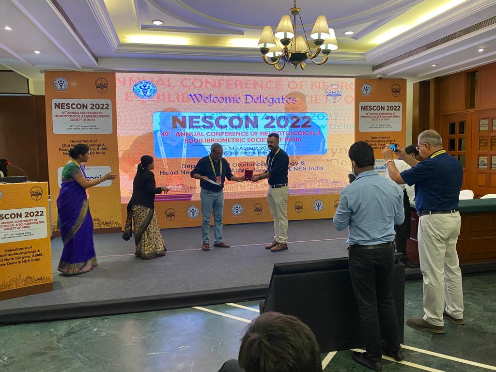 NESCON 2022 New Delhi Dr Prateek Porwal Vertigo Specialist