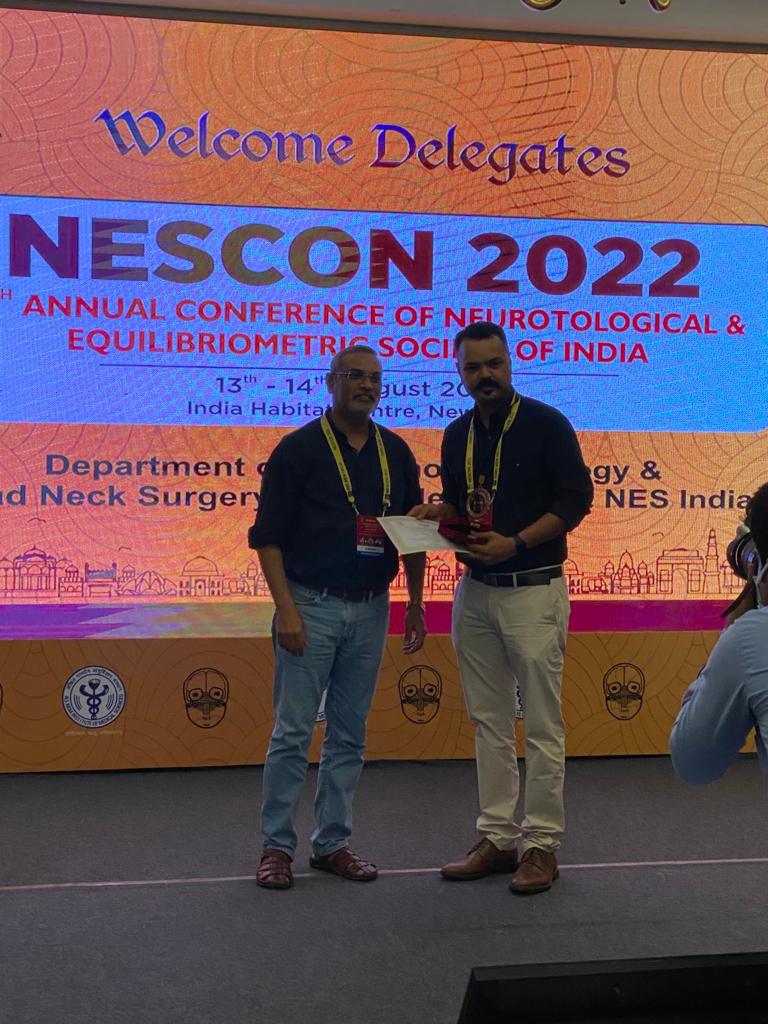 NESCON 2022 New Delhi Dr Prateek Porwal Vertigo Specialist