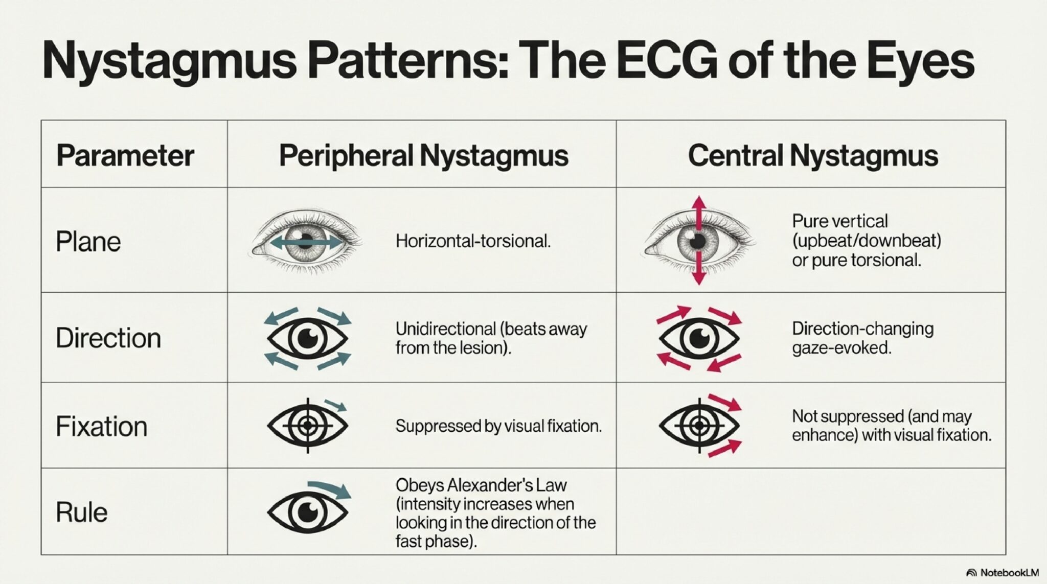 Peripherous Pattern Central vs Peripheral Nystagmus Types | Dr. Porwal