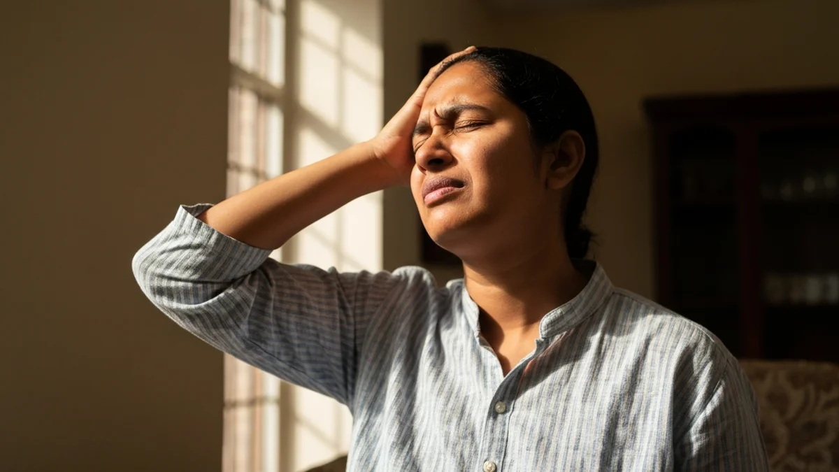 Tonsil pain and throat infection patient education image