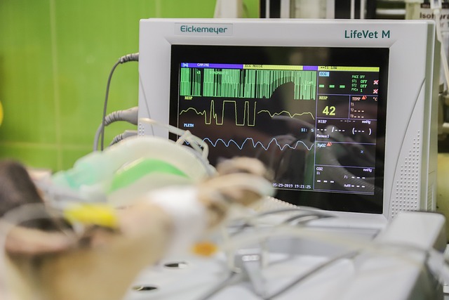 Medical monitor displaying vital signs and waveforms during surgery — cervicogenic dizziness | Dr. Prateek Porwal, ENT
