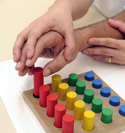 Therapist assisting patient with fine motor skills and balance exercise — Epley मनूवर घर पर कैसे क… | Dr. Prateek Porwal, ENT