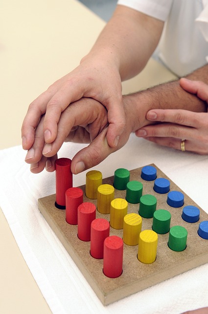 Therapist assisting patient with fine motor skills and balance exercise — Epley मनूवर घर पर कैसे क… | Dr. Prateek Porwal, ENT