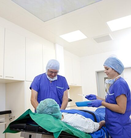 Surgeons preparing patient on operating table for surgery — labyrinthitis | Dr. Prateek Porwal, ENT