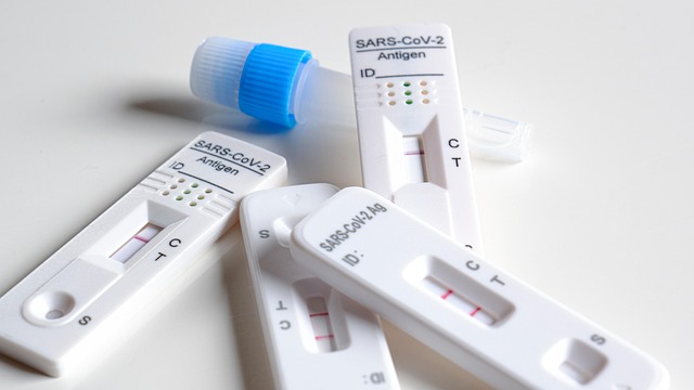 SARS-CoV-2 antigen test kits with positive results shown — VNG जाँच क्या होती है | Dr. Prateek Porwal, ENT